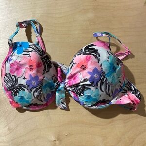 Tahiti Floral Bikini Top size Large (BP)